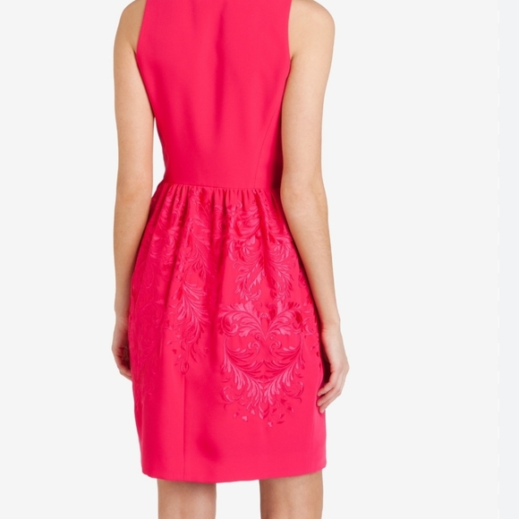 Ted Baker | Hot Pink | Embroidery Midi Dress - Picture 2 of 6